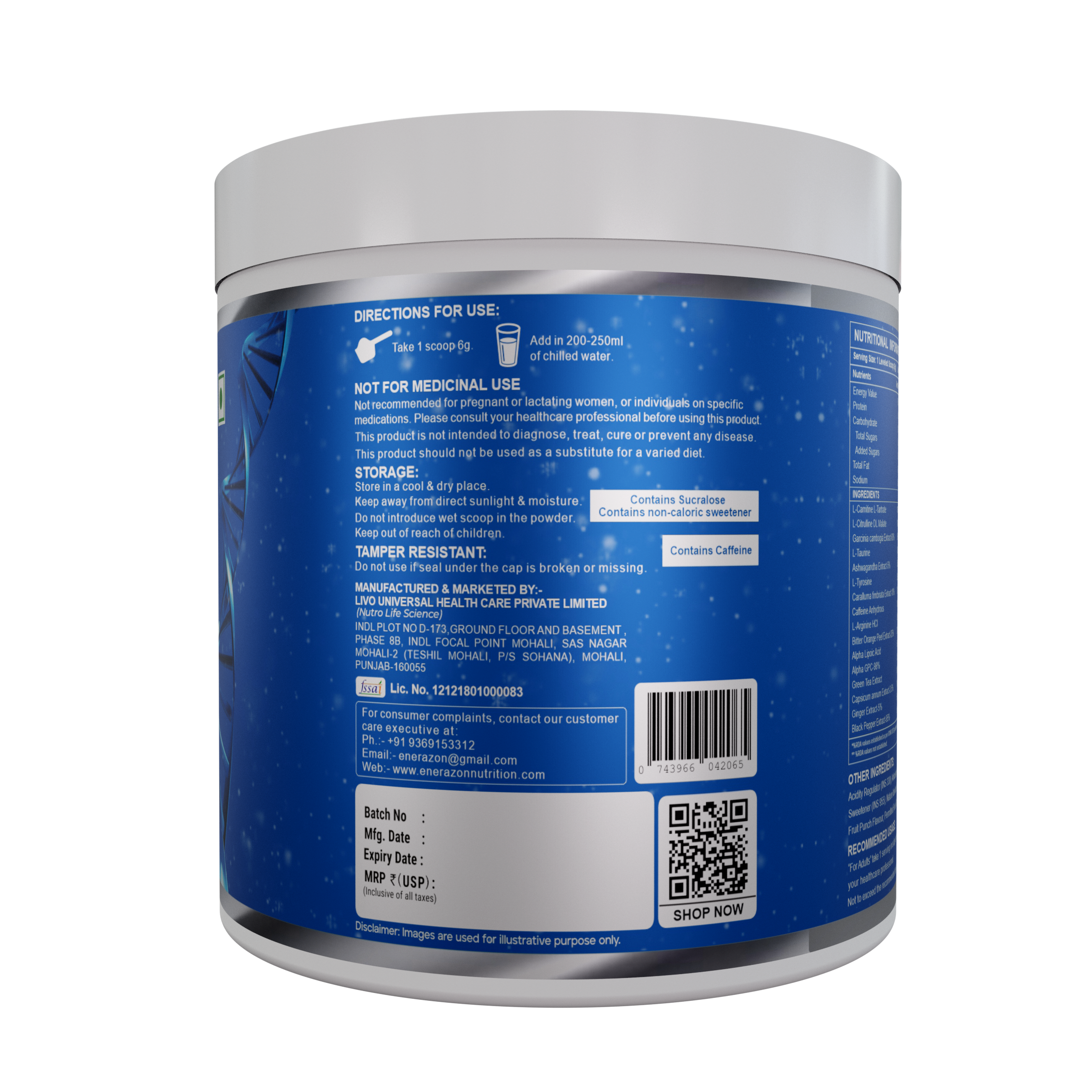 MetaShred Fat Burner Powder view 3
